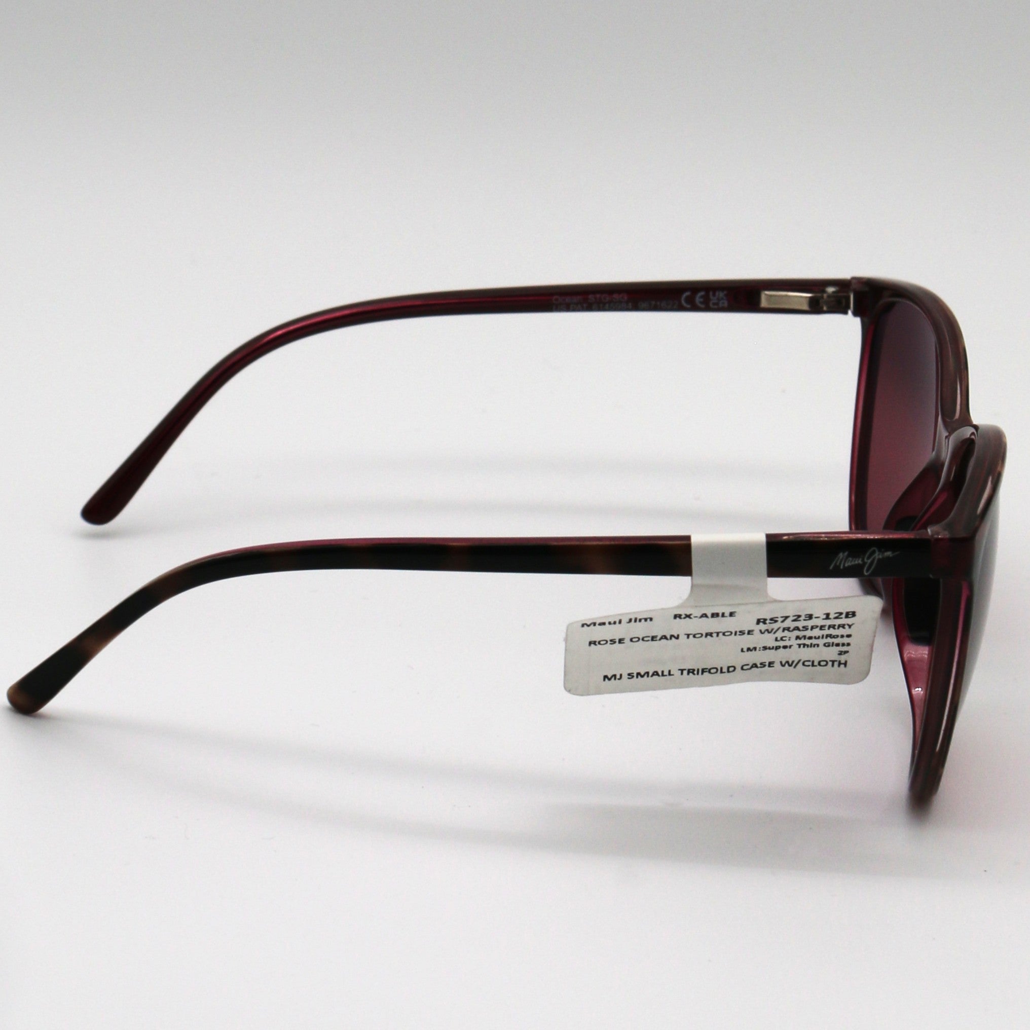 Maui Jim Ocean Polarized Sunglasses Tortoise Pink Frame with Maui Rose Lens - BeachToBlvd