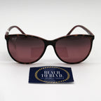 Maui Jim Ocean Polarized Sunglasses Tortoise Pink Frame with Maui Rose Lens - BeachToBlvd