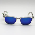 Maui Jim Sunglasses Kawika - Crystal Frame - Blue Reader Lens - 2.0 Magnification - BeachToBlvd