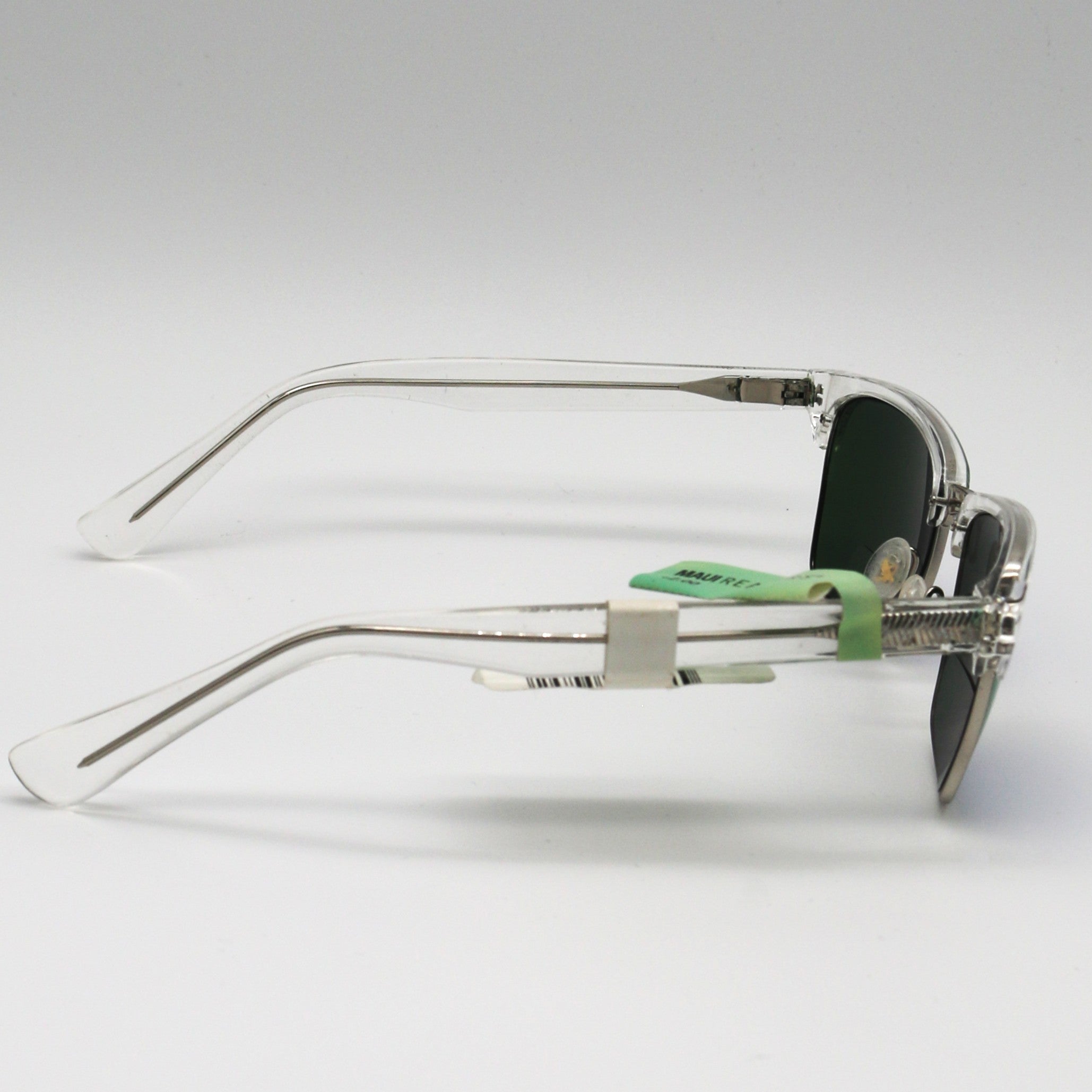 Maui Jim Sunglasses Kawika - Crystal Frame - Blue Reader Lens - 2.0 Magnification - BeachToBlvd
