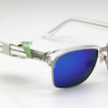Maui Jim Sunglasses Kawika - Crystal Frame - Blue Reader Lens - 2.0 Magnification - BeachToBlvd