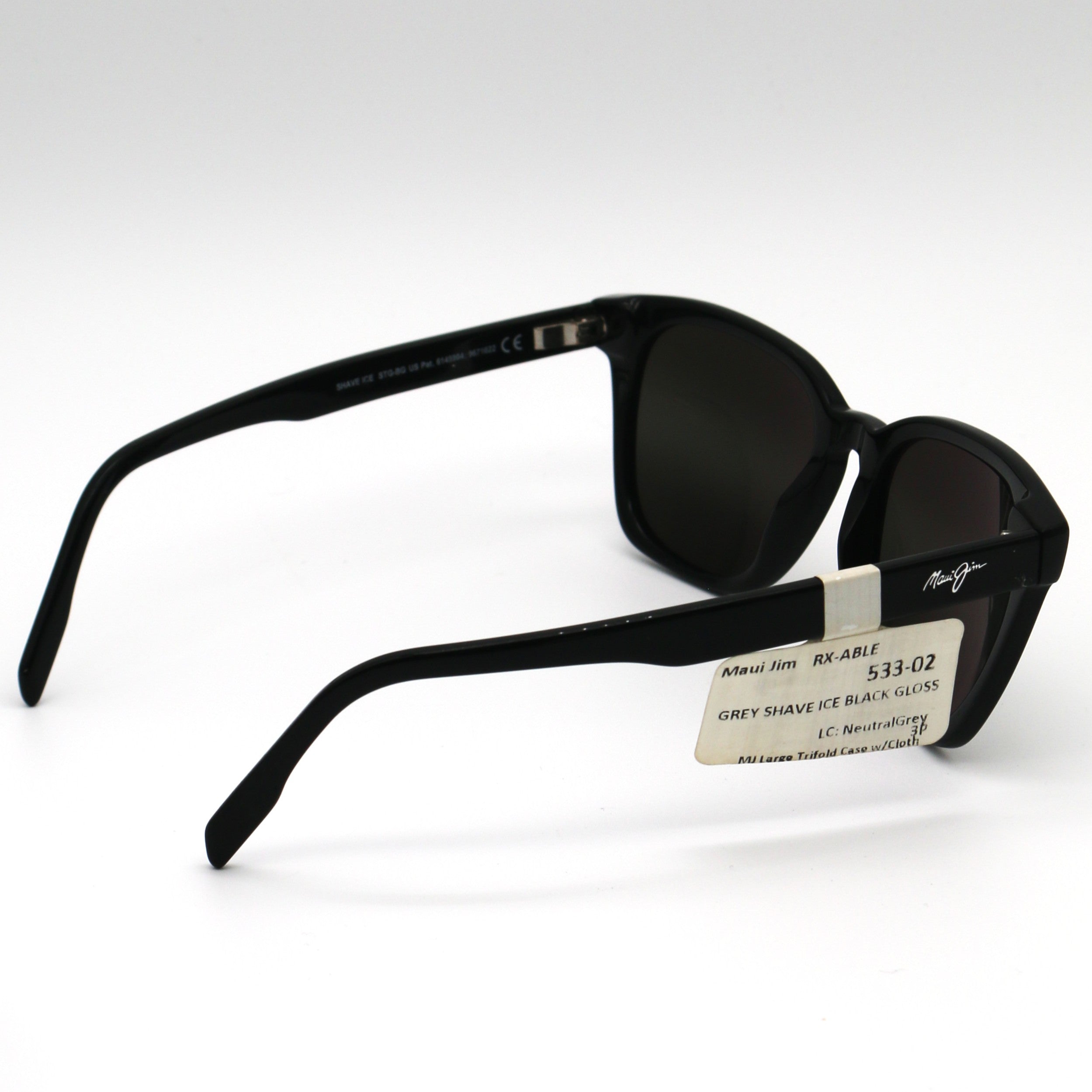 Maui Jim Sunglasses Shave Ice Polarized - Black Frame w\ Gray Lens - BeachToBlvd