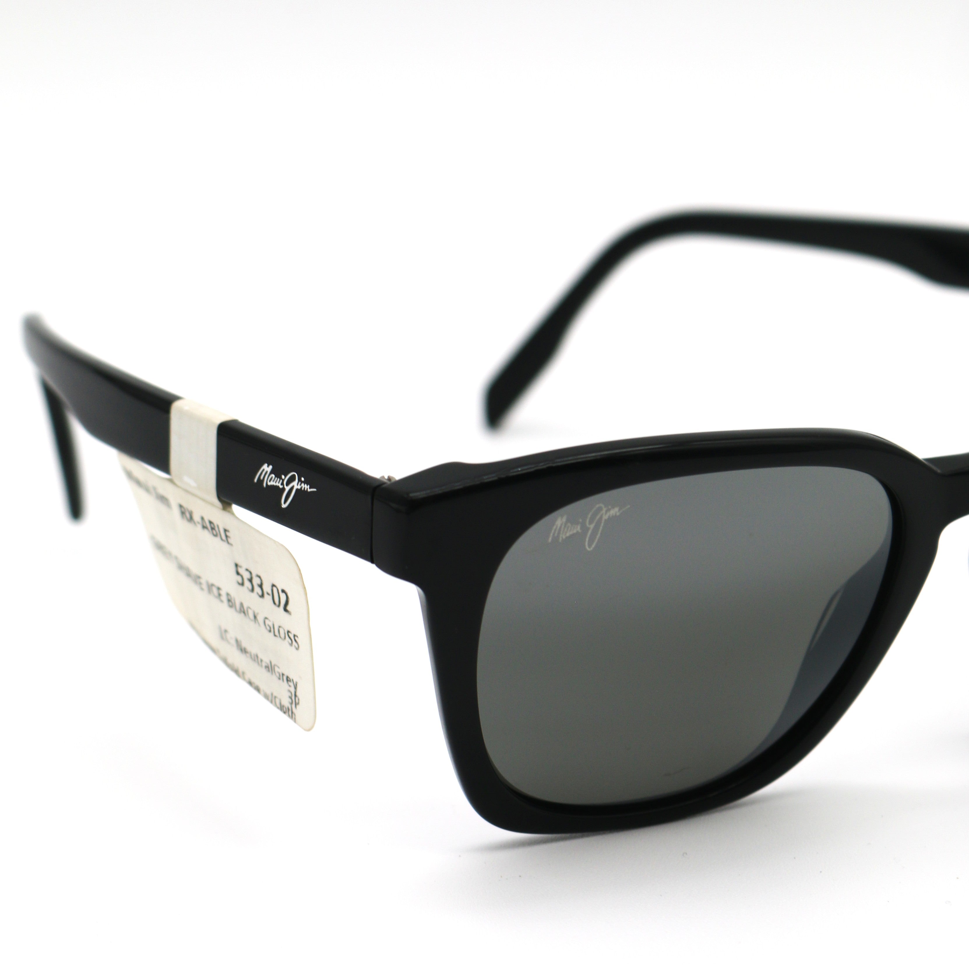 Maui Jim Sunglasses Shave Ice Polarized - Black Frame w\ Gray Lens - BeachToBlvd