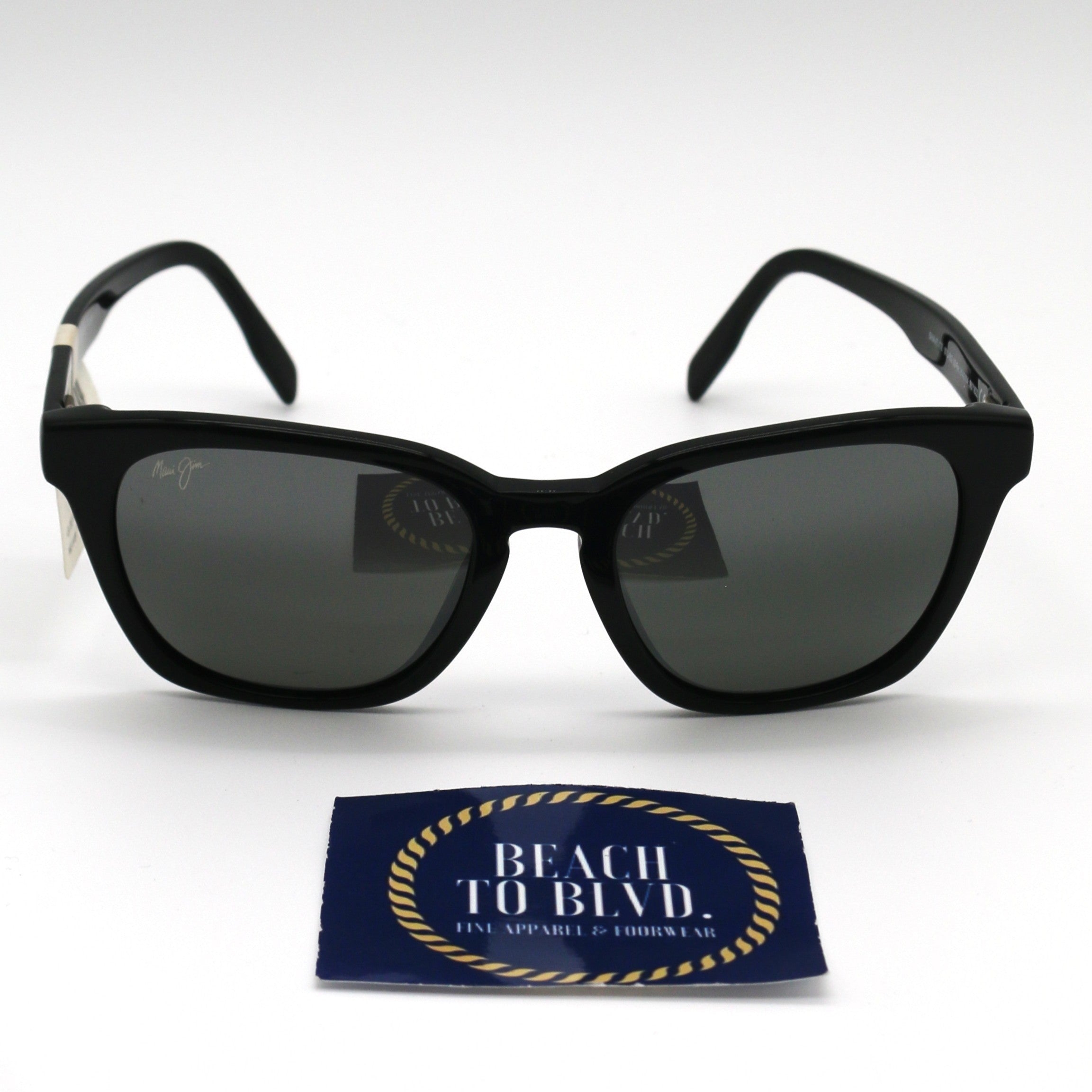 Maui Jim Sunglasses Shave Ice Polarized - Black Frame w\ Gray Lens - BeachToBlvd
