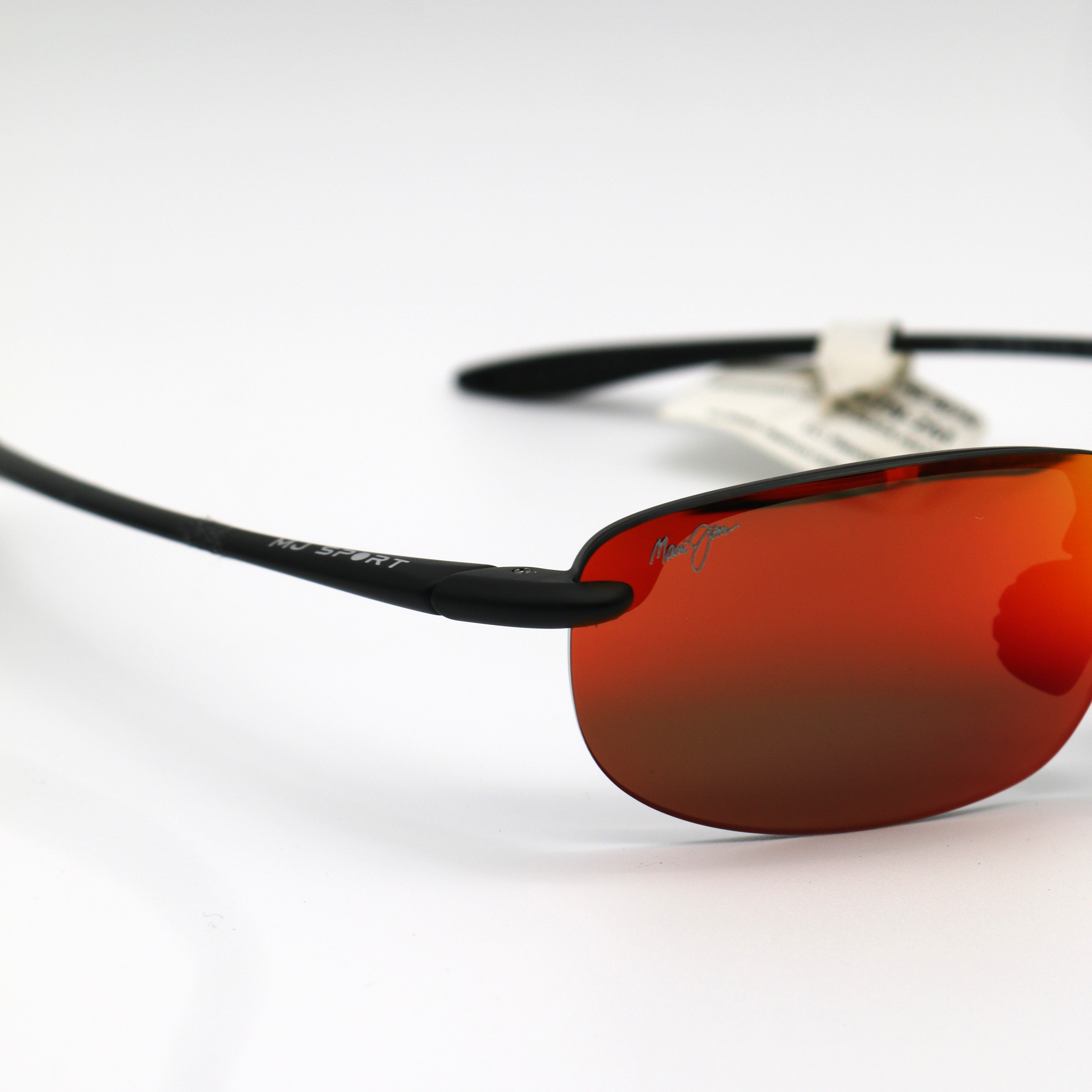 Maui Jim Hookipa Sunglasses Matte Black Frame With Hawaii Lava Lens - Rm407N-2M Ho'Okipa - BeachToBlvd