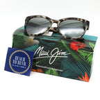 Maui Jim Alulu Polarized Sunglasses - White Tokyo Tortoise/Neutral Grey
