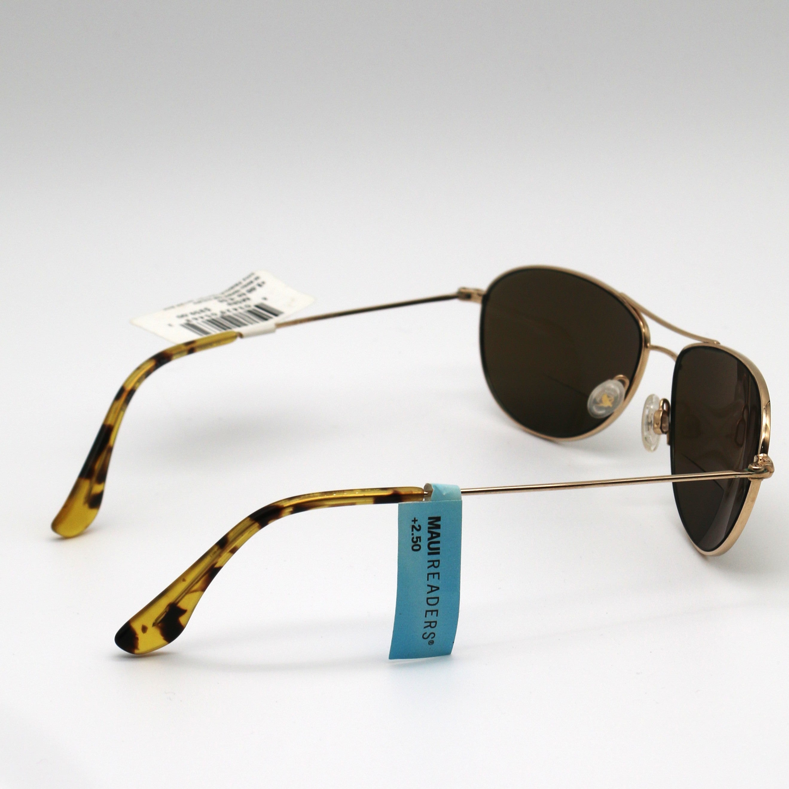 Maui Jim Sunglasses Baby Beach Readers - Gold Frame w\ HCL Bronze Lens - 2.5 Magnification