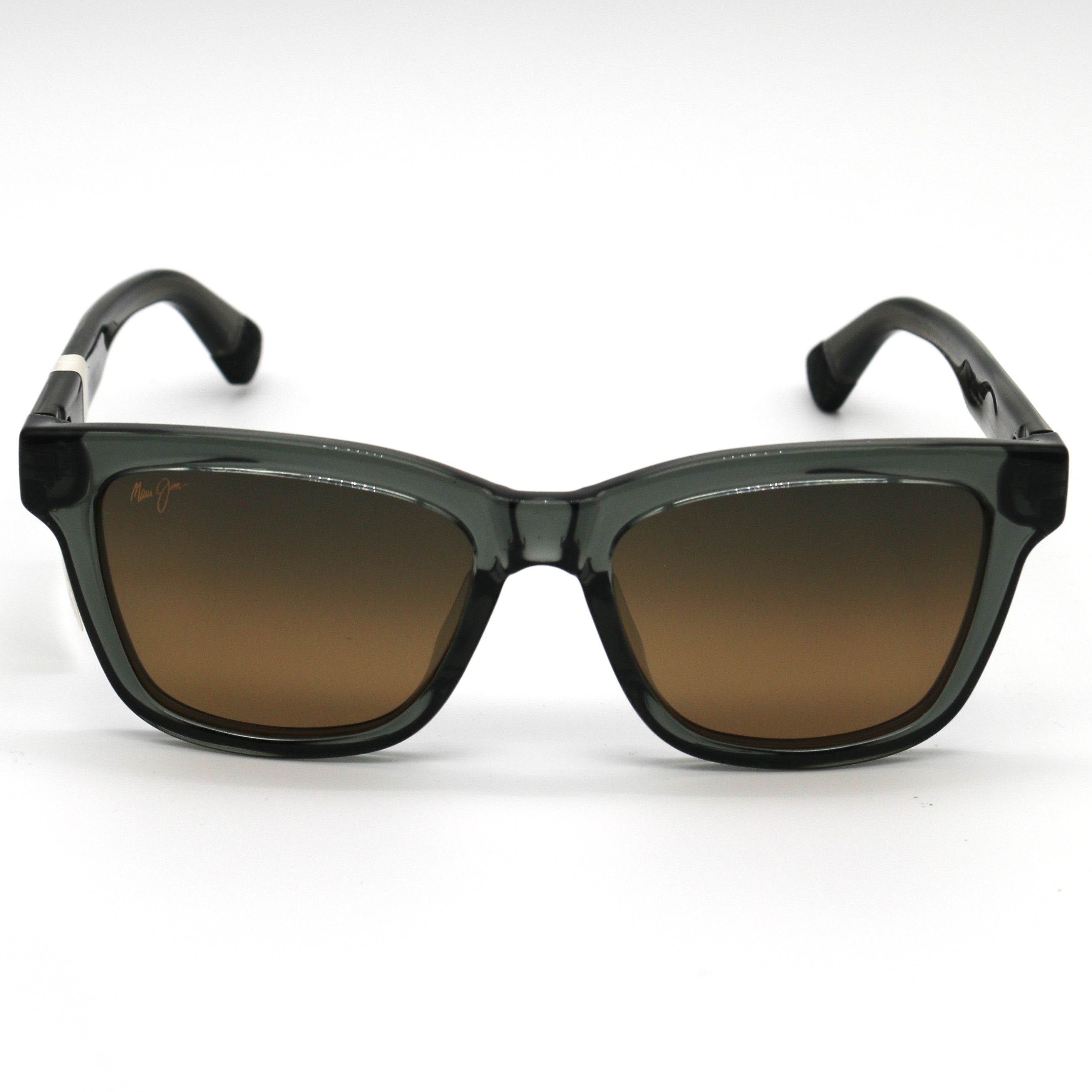 Maui Jim Hanohano Polarized Sunglasses - Shiny Trans Dark Grey/HCL Bronze