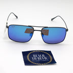 Maui Jim AEKO Men's Polarized Sunglasses-Grey Titanium/Blue Hawaii