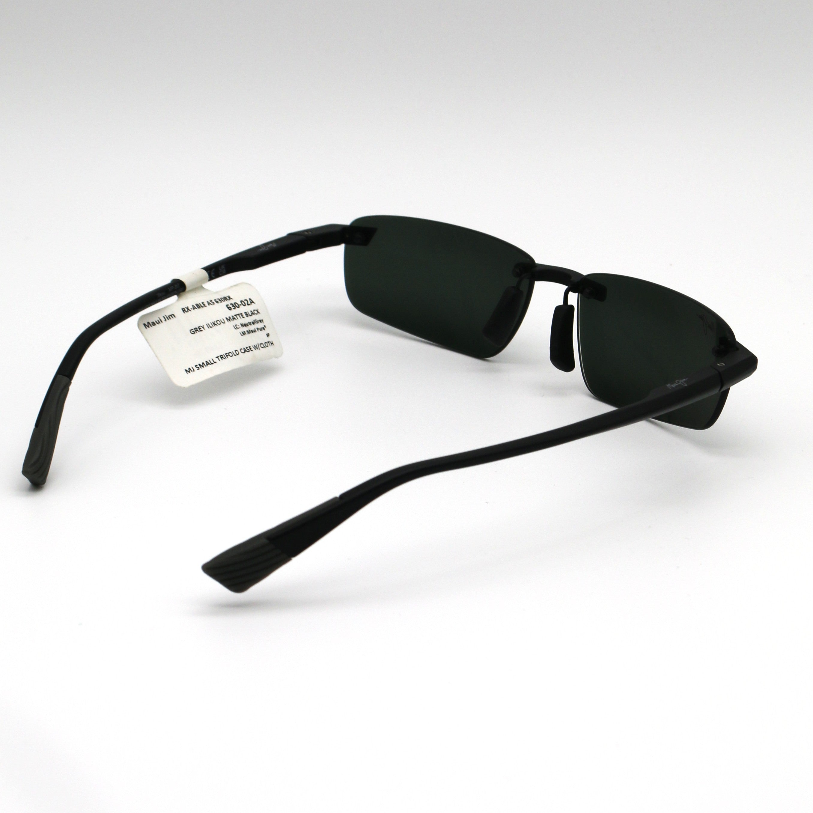 Maui Jim 'Iilkou Polarized Sunglasses - Matte Black/Neutral Grey