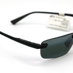Maui Jim 'Iilkou Polarized Sunglasses - Matte Black/Neutral Grey