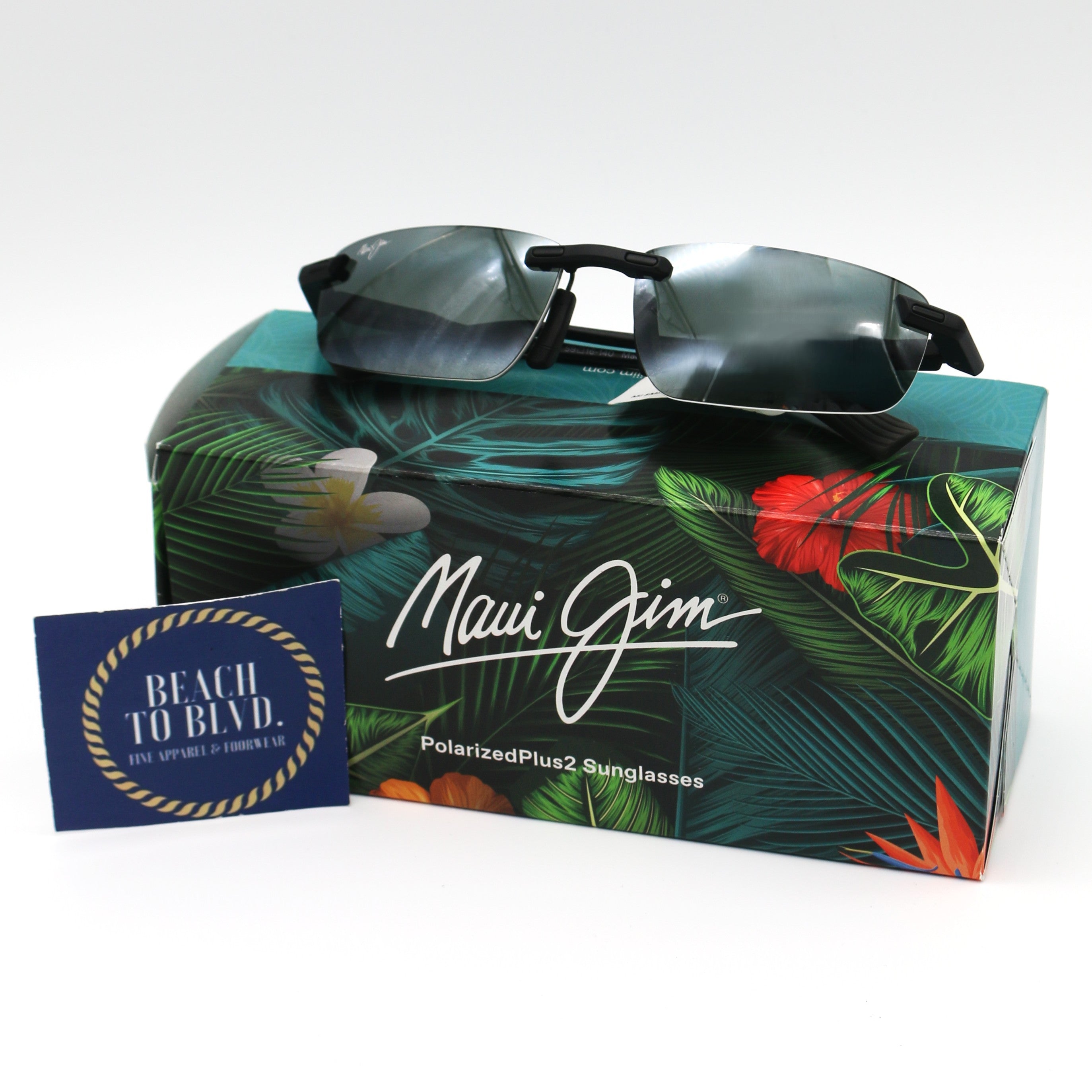 Maui Jim 'Iilkou Polarized Sunglasses - Matte Black/Neutral Grey