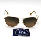 Maui Jim Cliff House Polarized Sunglasses - Gold/HCL Bronze