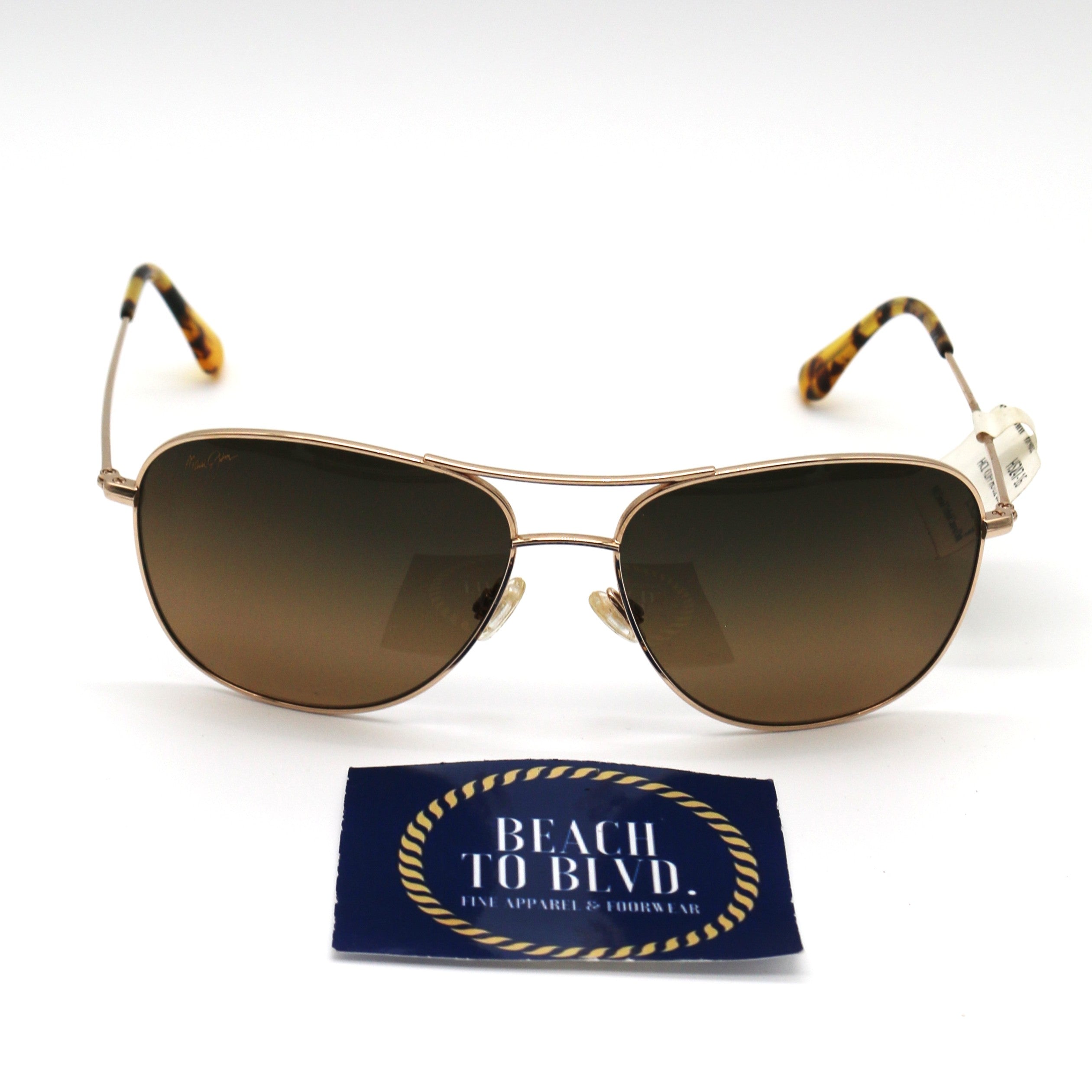 Maui Jim Cliff House Polarized Sunglasses - Gold/HCL Bronze