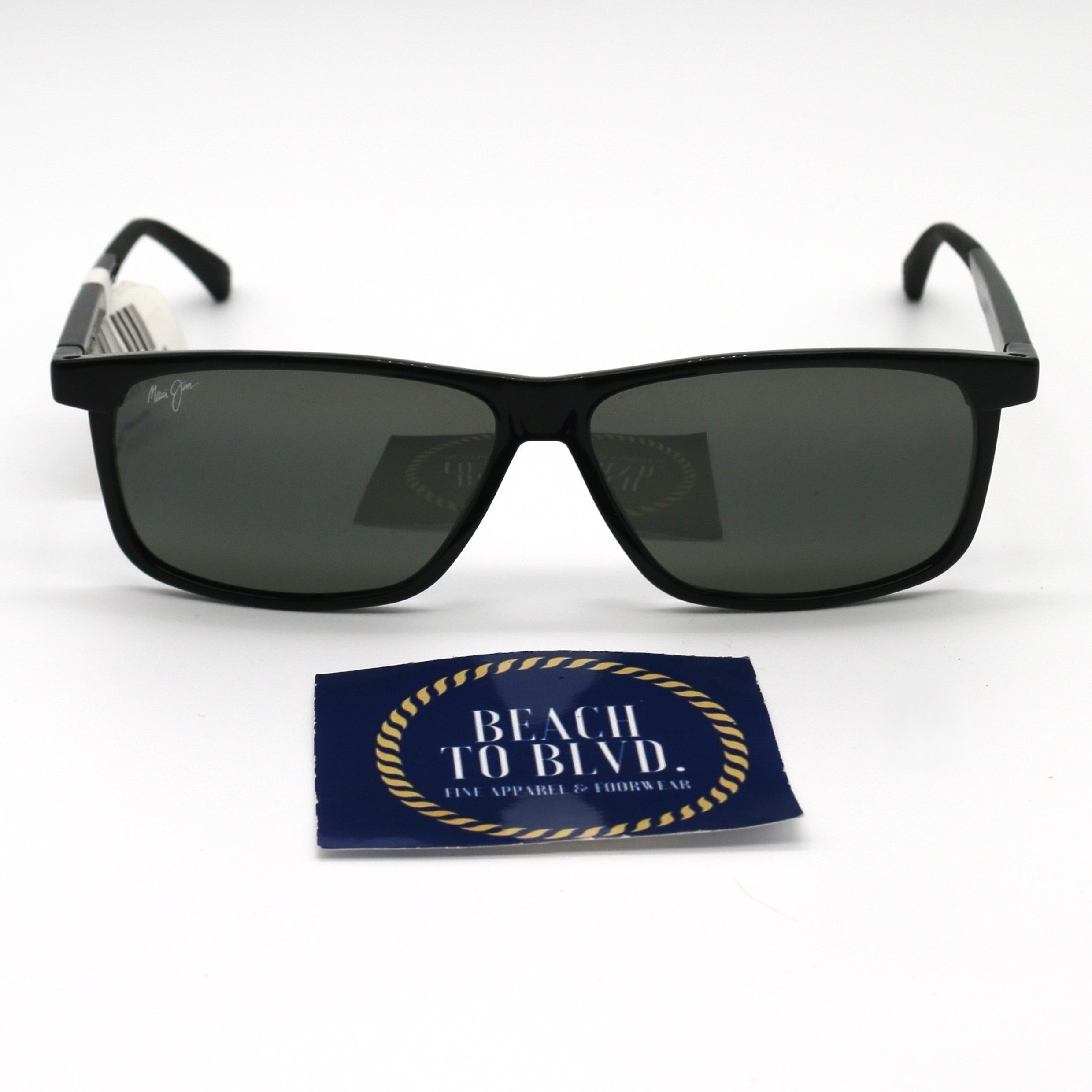 Maui Jim Pulama Polarized Sunglasses - Shiny Black/Neutral Grey
