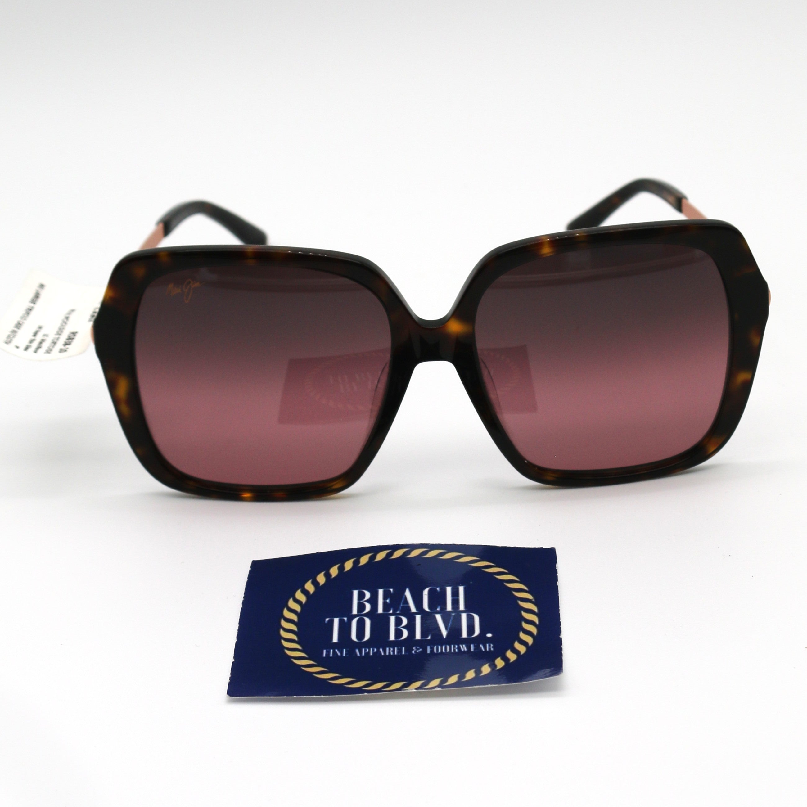 Maui Jim Poolside Polarized Sunglasses - Tortoise/Maui Rose