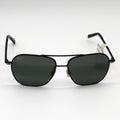 Maui Jim Mano Polarized Sunglasses - Black with Silver Stripe/Neutral Grey