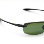 Maui Jim Makaha 2.0 Readers Polarized Sunglasses - Translucent Smoke Grey/Maui HT