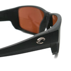 Costa Sunglasses Tuna Alley Pro - Black Frame W/ Green Mirror Lens
