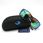 Costa Reefton Polarized Sunglasses - Tiger Shark Frame with Green 580G Glass Lens