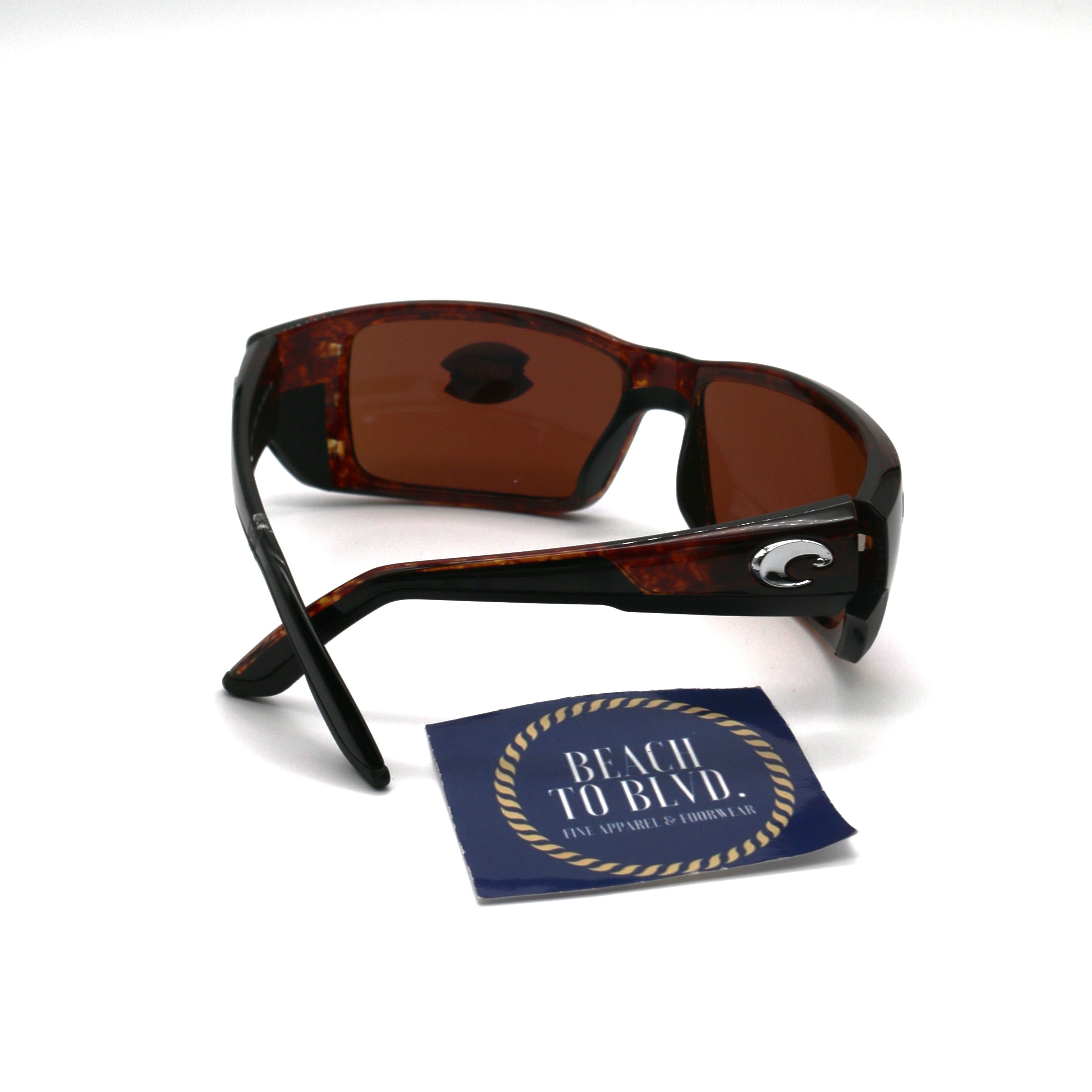 Costa Sunglasses Permit - Tortoise Frame w\ Green Mirror Polarized Glass Lens