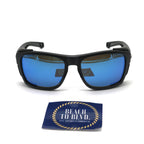 Costa Sunglasses - King Tide Polarized - Black Pearl Frame w/ Blue Mirror Glass Lens