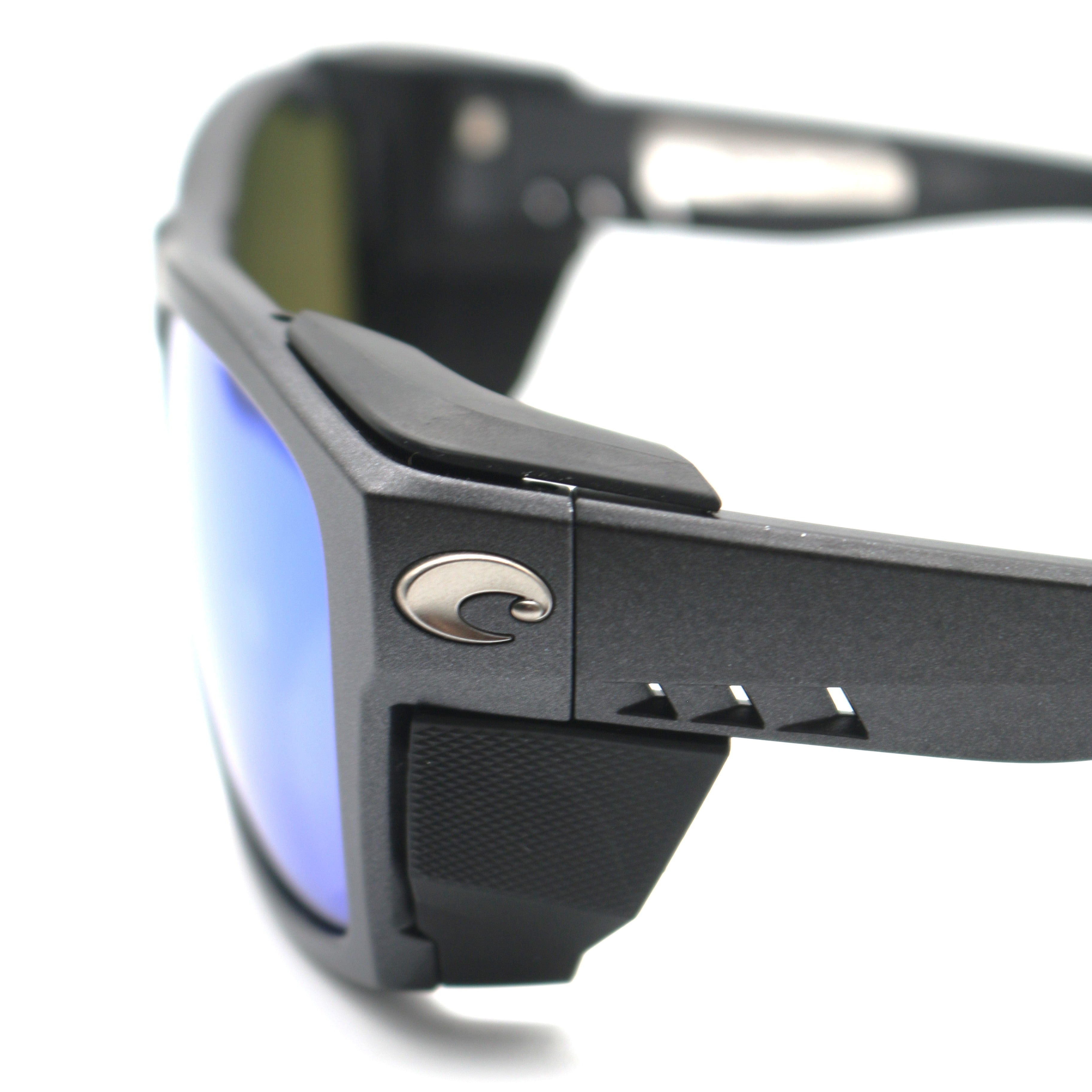 Costa Sunglasses - King Tide Polarized - Black Pearl Frame w/ Blue Mirror Glass Lens