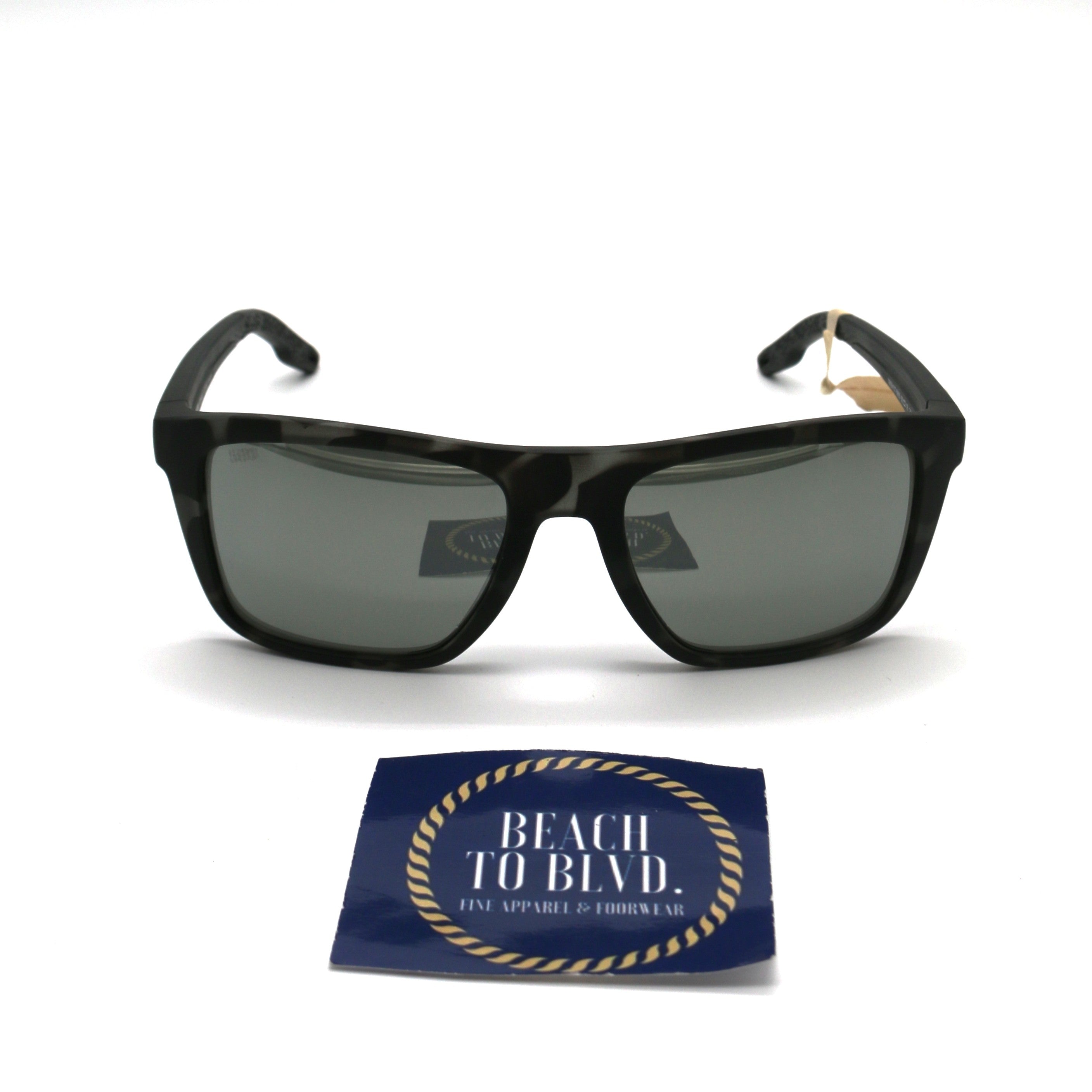 Costa Sunglasses Mainsail - Tiger Shark Frame W/Gray Silver Mirror Lens