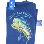 Guy Harvey Guy Harvey Scribble Mahi T-Shirt - Estate Blue