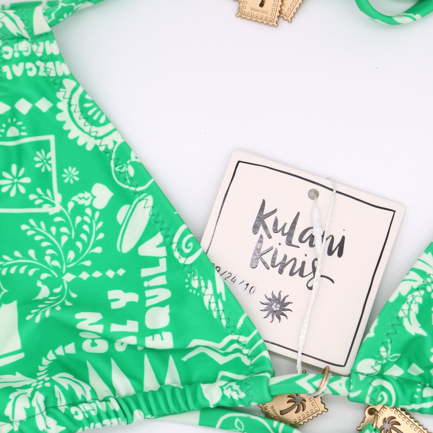 Kulani Kinis Halter Bralette Bikini Top - Sol Dia