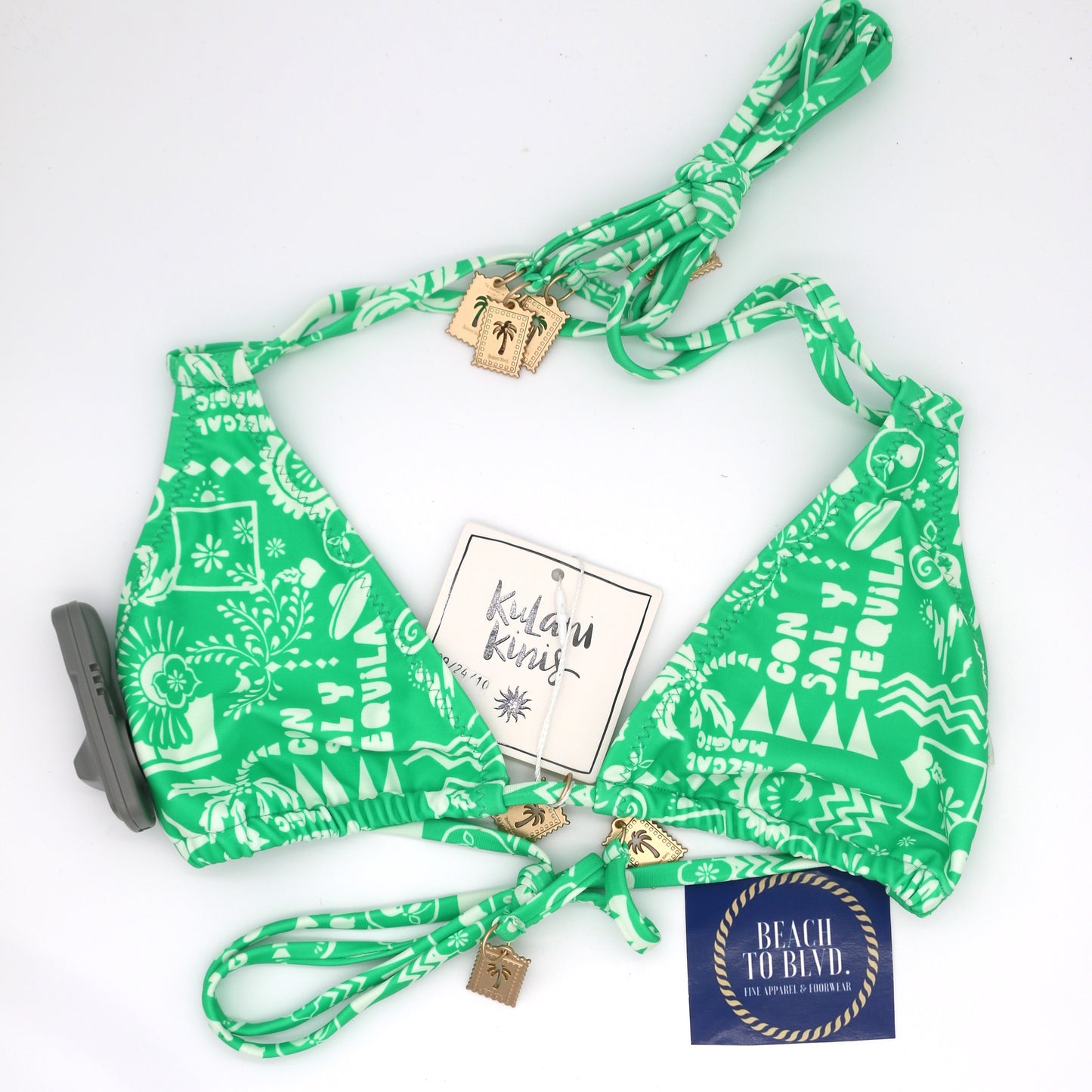 Kulani Kinis Halter Bralette Bikini Top - Sol Dia