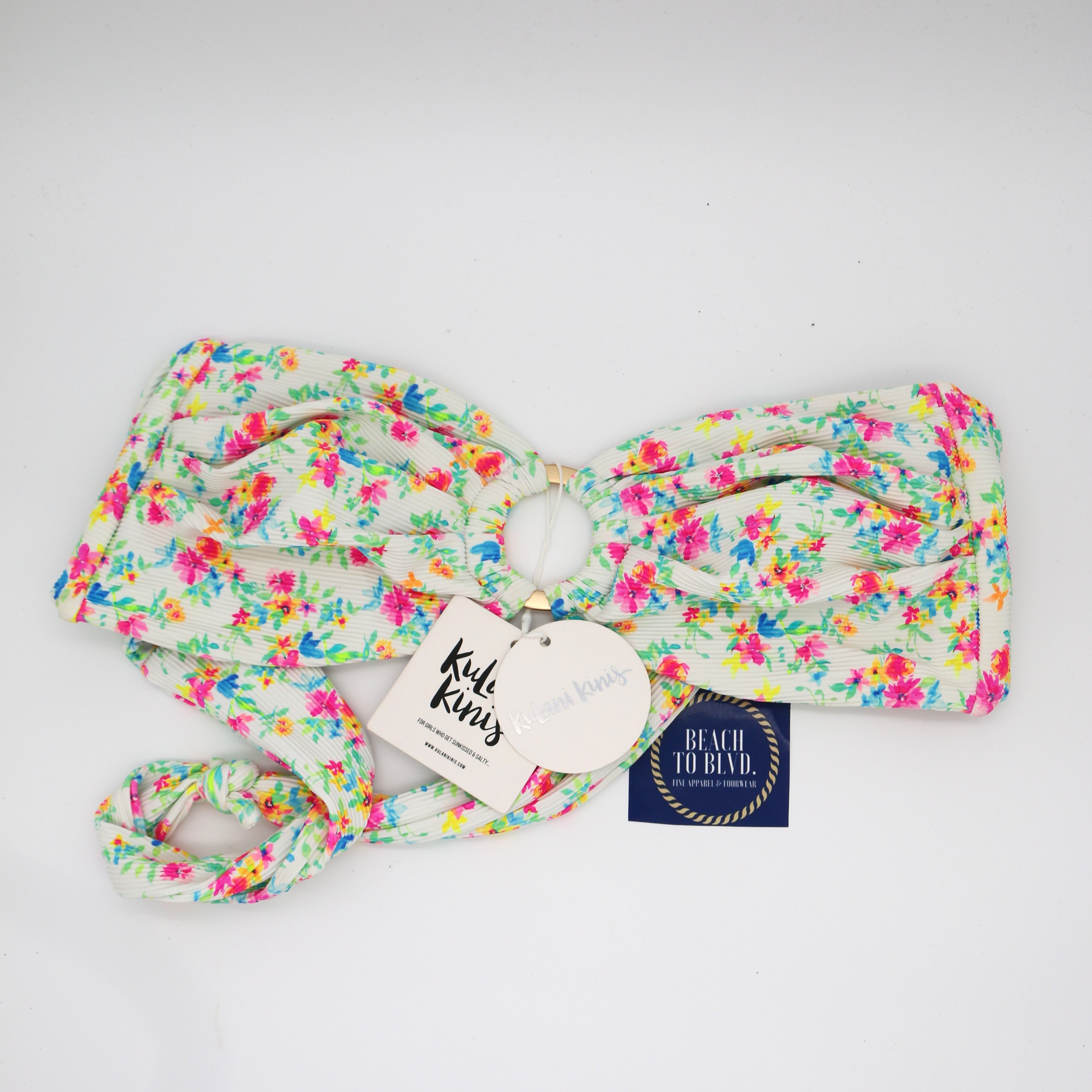 Kulani Kini Strapless Bandeau Bikini Top -Forever Fairytale - BeachToBlvd