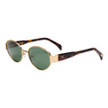 I-SEA Lennox Women's Polarized Sunglasses - Gold Frame/Green Lens