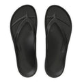 Lightfeet Black - Arch Support Flip Flops