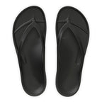 Lightfeet Black - Arch Support Flip Flops