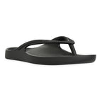 Lightfeet Black - Arch Support Flip Flops