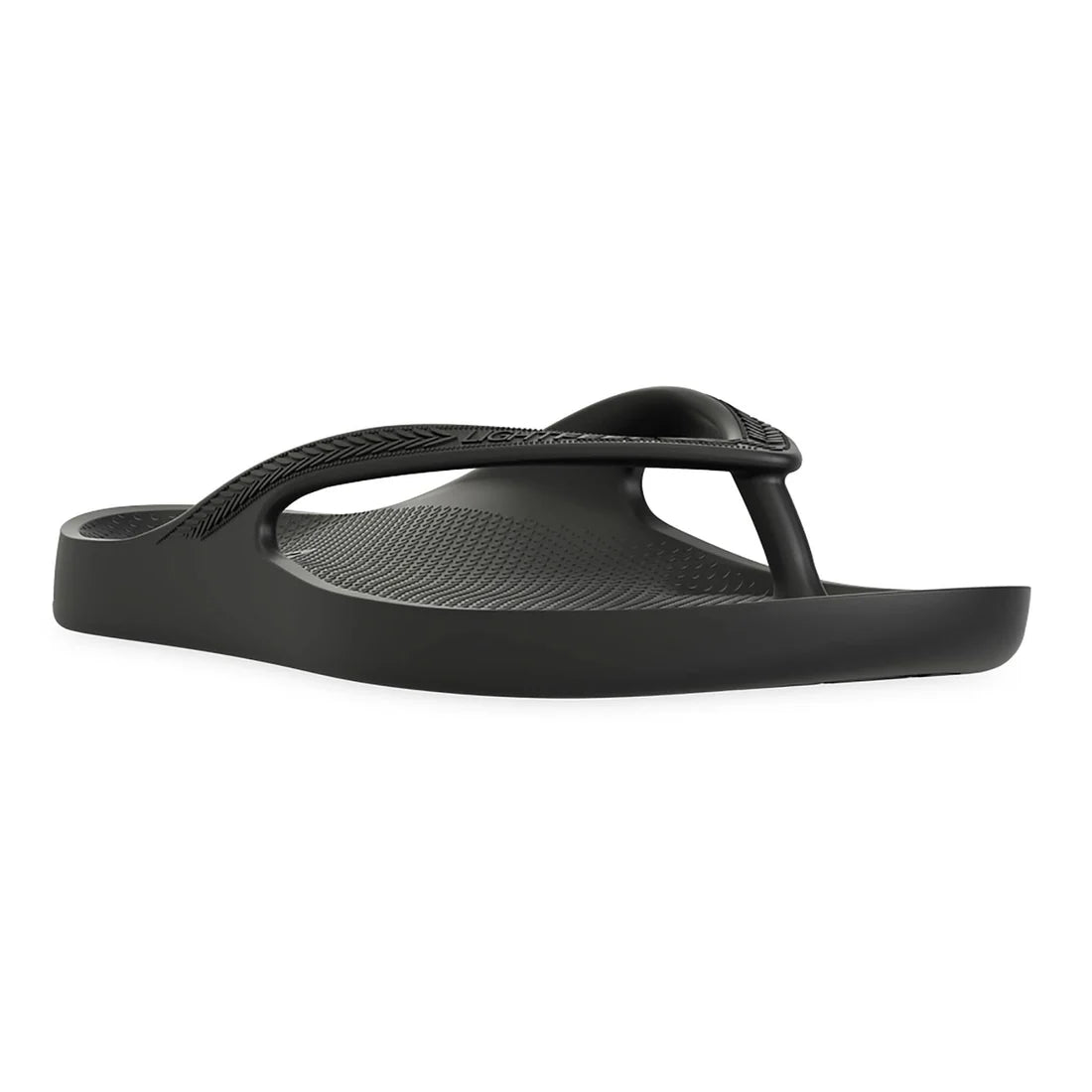 Lightfeet REVIVE Arch Support Thongs- Black