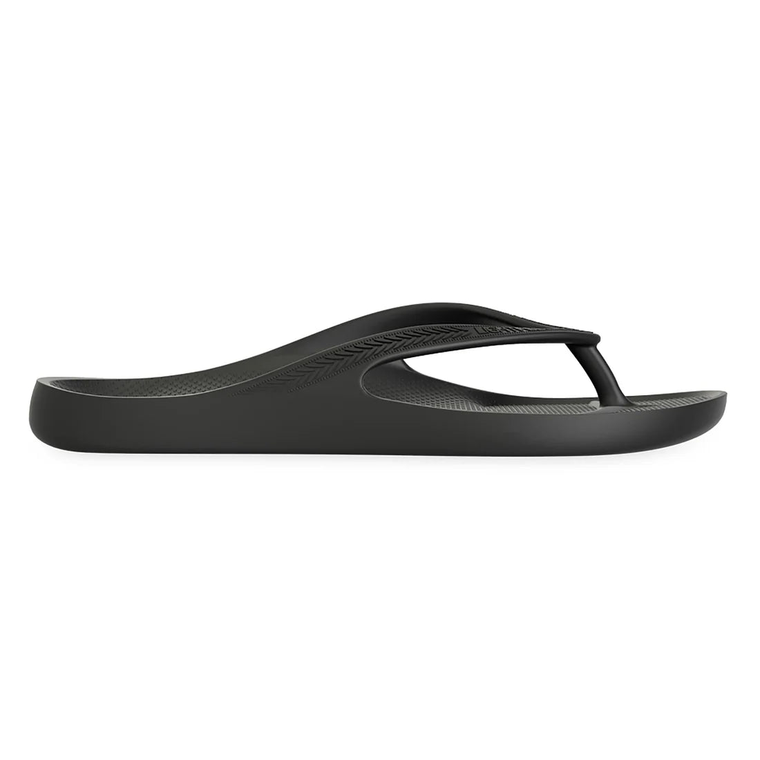 Lightfeet Black - Arch Support Flip Flops