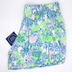 Lilly Pulitzer UPF 50+ Luxletic 4" Backcourt Short - Orb Green - BeachToBlvd