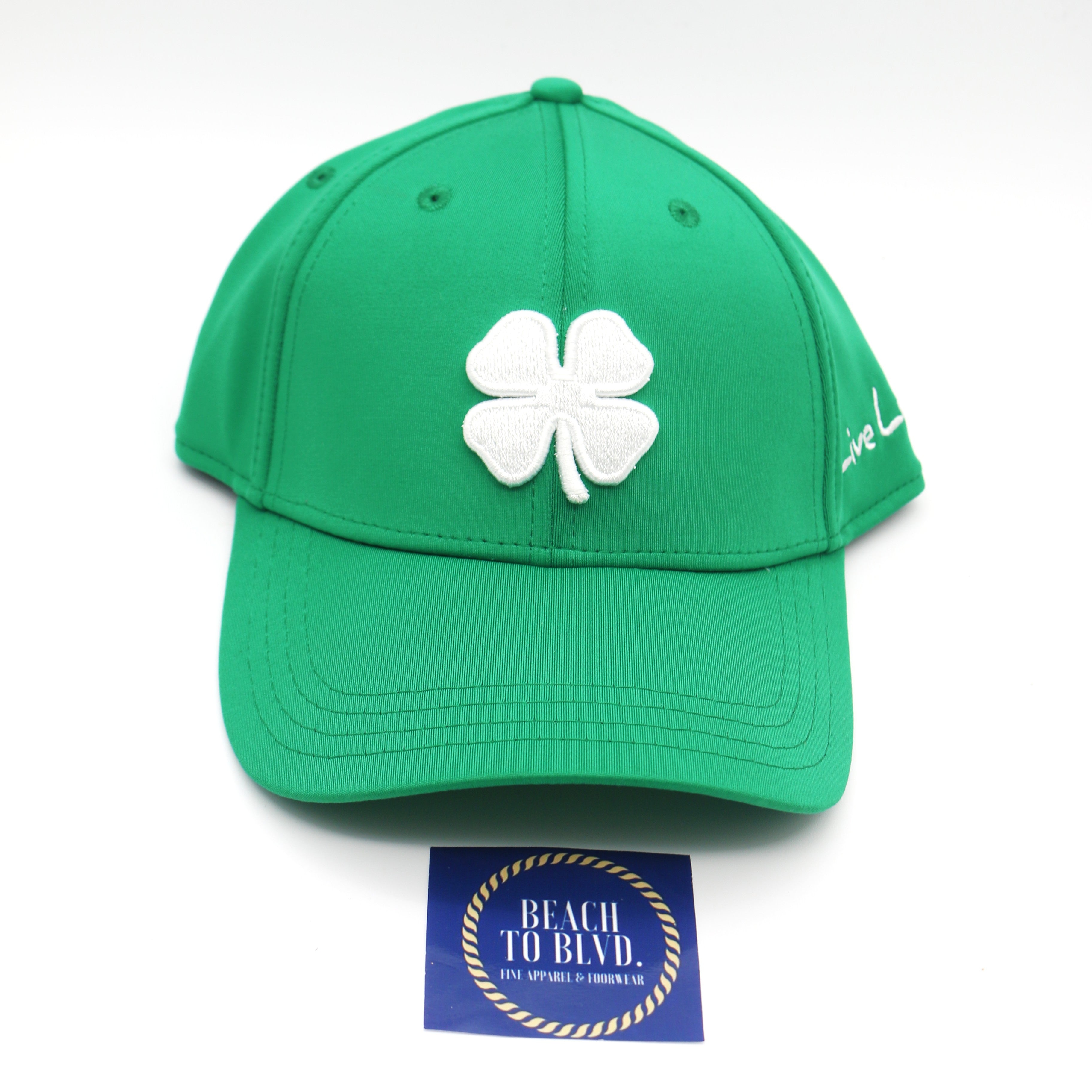 Black Clover Premium Clover 58 Stretch Fit Hat - Green - BeachToBlvd