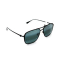 Maui Jim Sunglasses 541-2M Beaches - Black Matte Frame - Gray Lens - BeachToBlvd