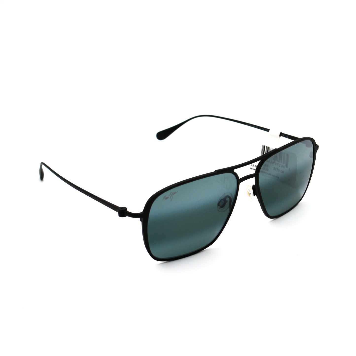 Maui Jim Sunglasses 541-2M Beaches - Black Matte Frame - Gray Lens