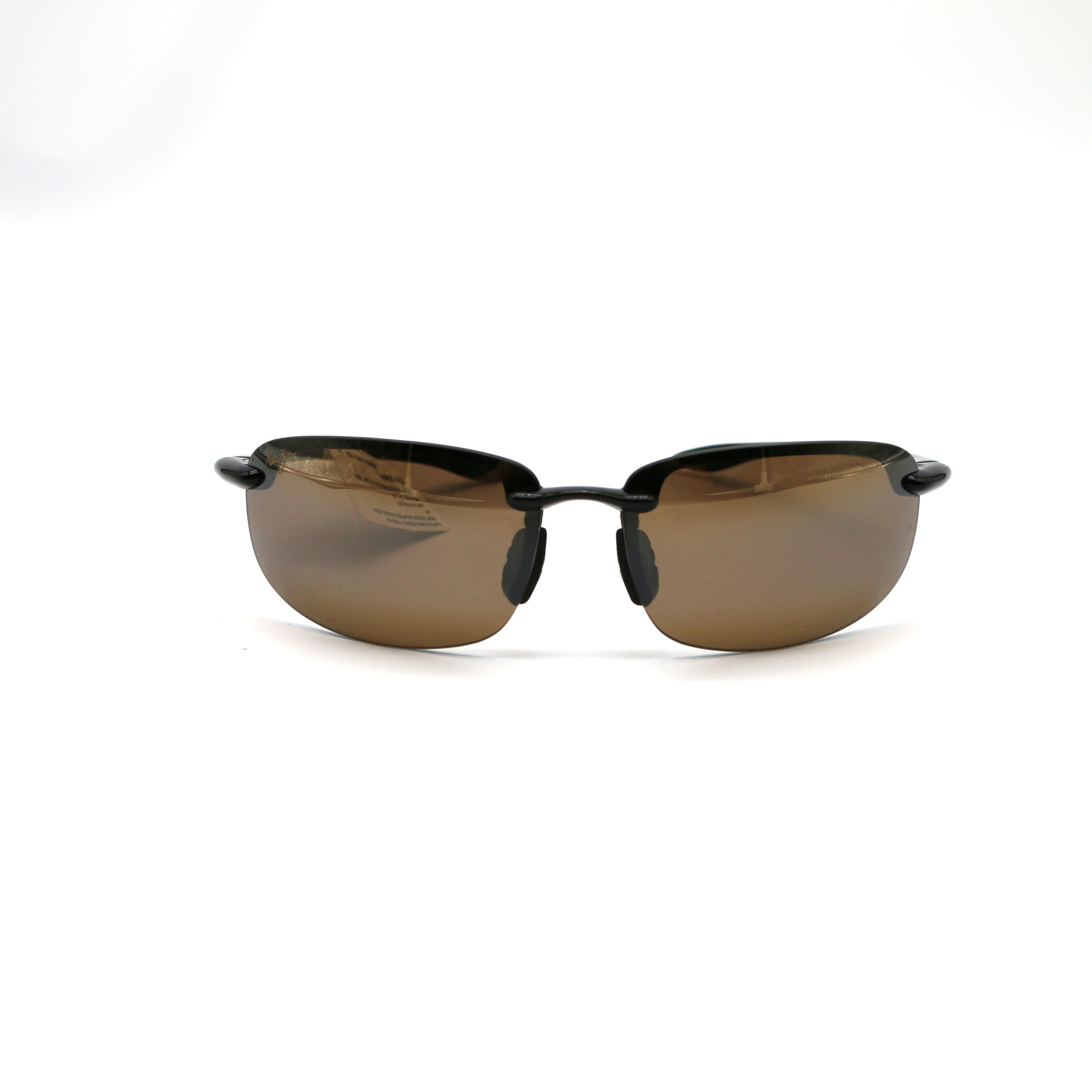 Maui Jim Sunglasses Hookipa - Gloss Black Frame w\ Bronze Lens - BeachToBlvd