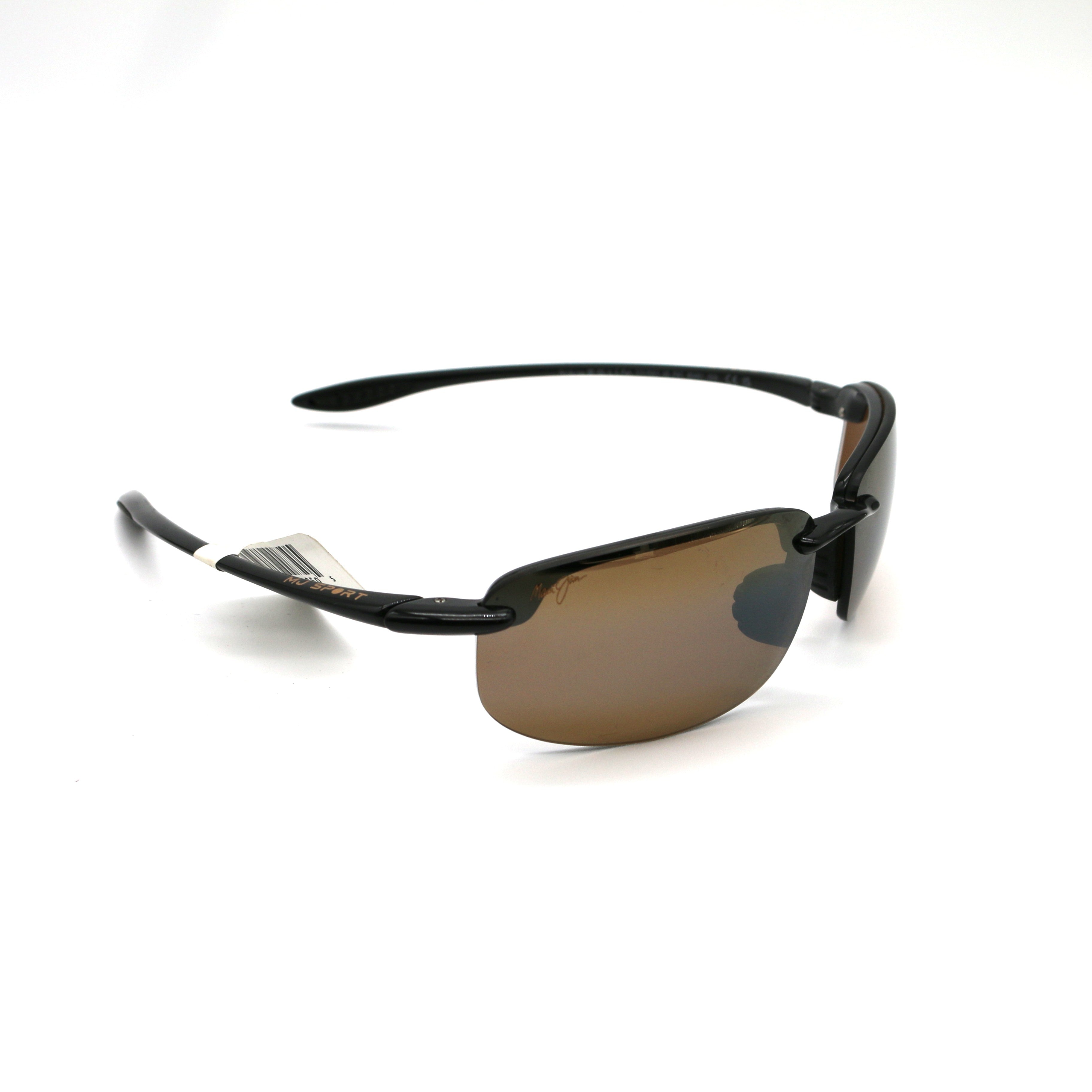Maui Jim Sunglasses Hookipa - Gloss Black Frame w\ Bronze Lens - BeachToBlvd