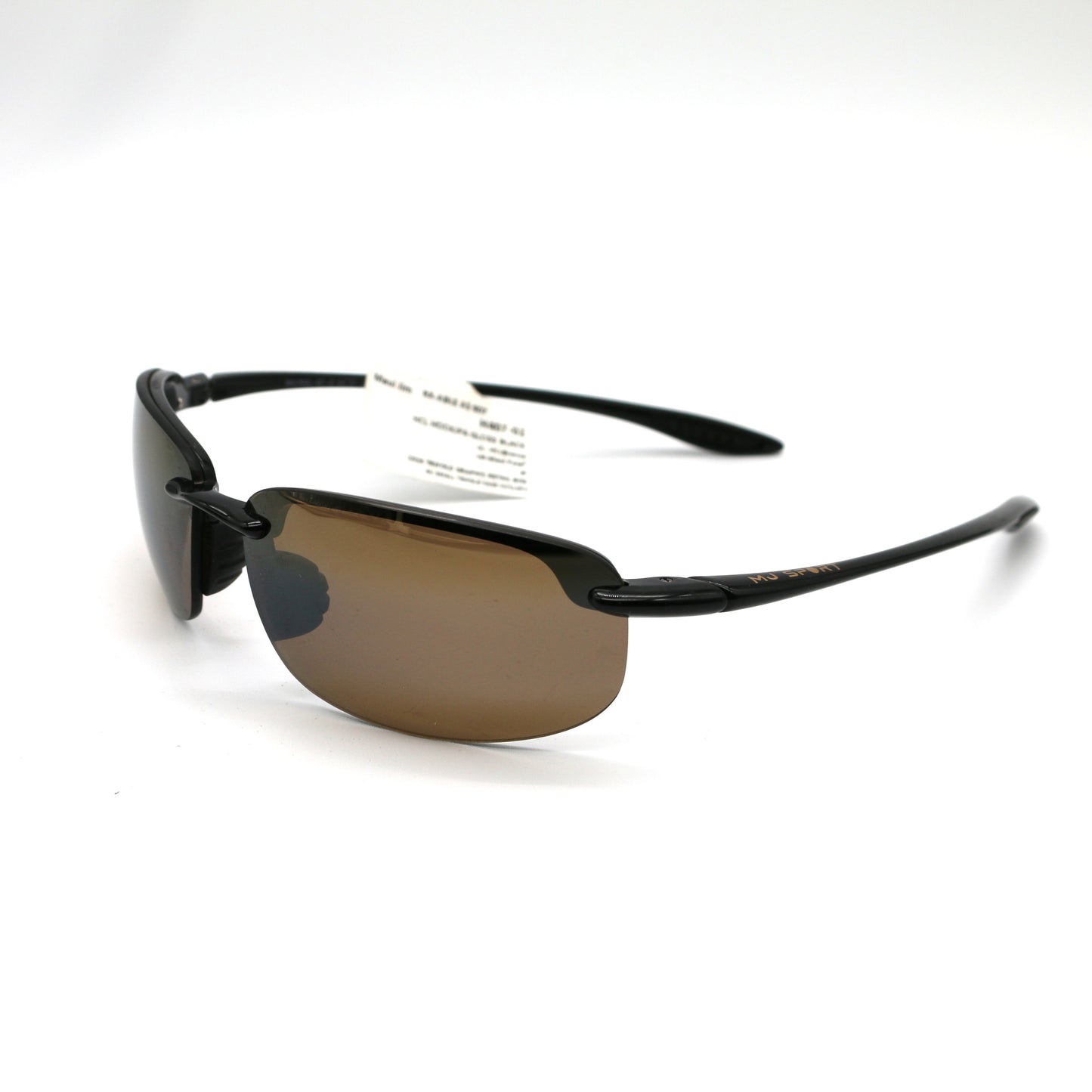 Maui Jim Sunglasses Hookipa - Gloss Black Frame w\ Bronze Lens