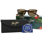 Maui Jim Sunglasses Wailua - Translucent Rootbeer Frame w\ Bronze Lens