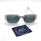 Maui Jim Kupale Polarized Sunglasses - Shiny White/Neutral Grey