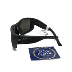 Maui Jim AmberJack Polarized Sunglasses - Matte Black/Neutral Grey