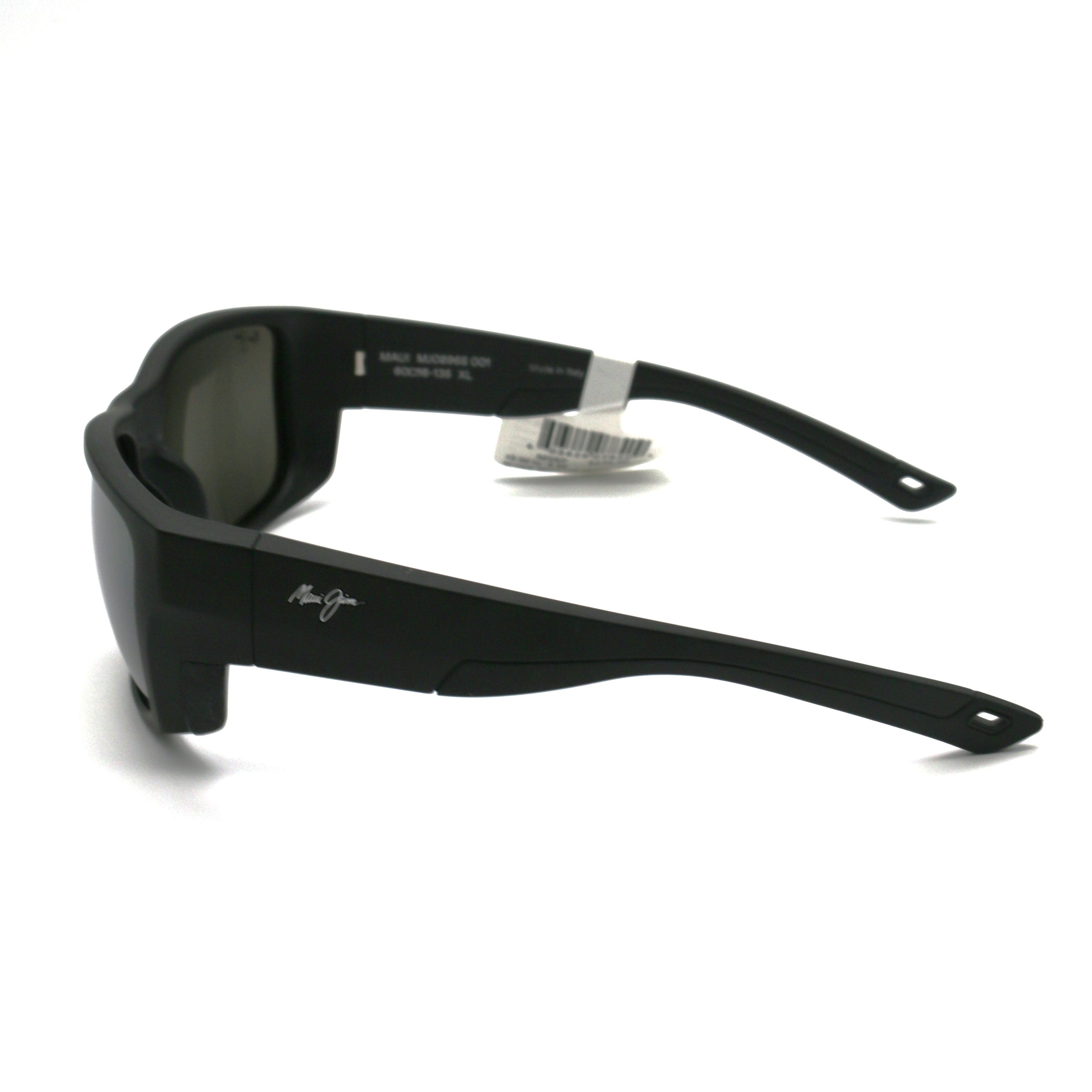 Maui Jim AmberJack Polarized Sunglasses - Matte Black/Neutral Grey