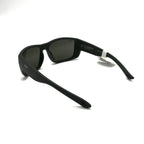 Maui Jim AmberJack Polarized Sunglasses - Matte Black/Neutral Grey